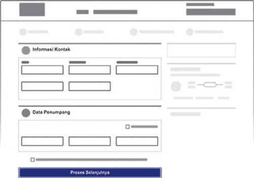 Fill Contact and Passenger Data